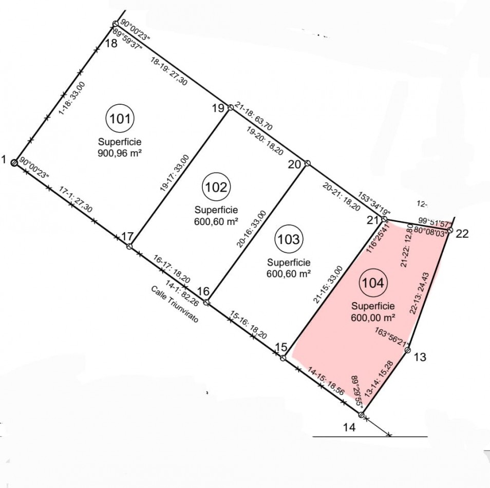 LOTE EN VILLA ALLENDE - BARRIO LA CRUZ 